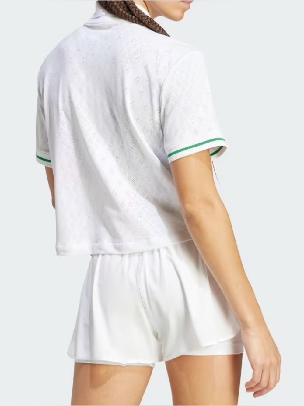 Adidas [L] Tennis Pro Women's Climacool Shorts Set (Polo+Shorts) JM4732+JM4734 - Picture 4 of 17